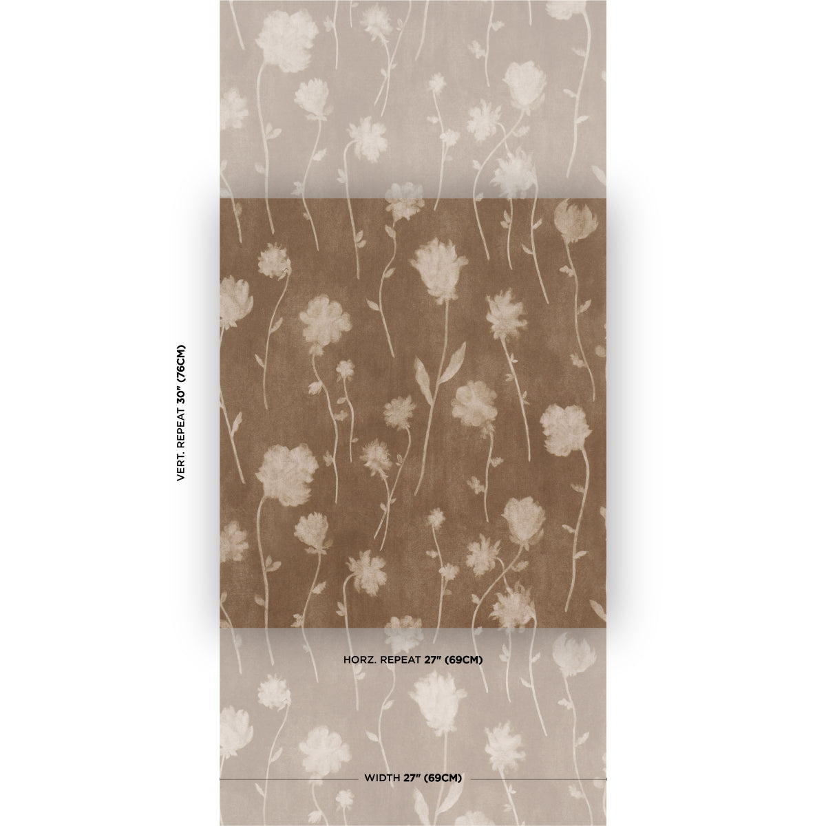 Purchase 5017361 | Before Midnight, Chocolate - Schumacher Wallpaper