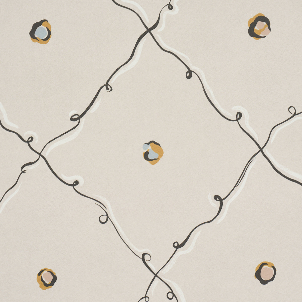 Purchase 5017371 | Colette, Light Beige - Schumacher Wallpaper