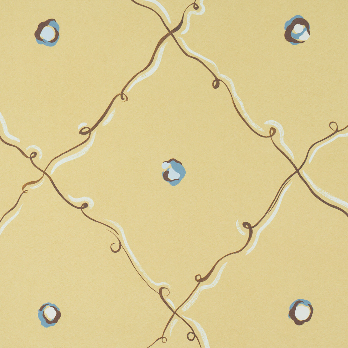 Purchase 5017373 | Colette, Light Yellow - Schumacher Wallpaper