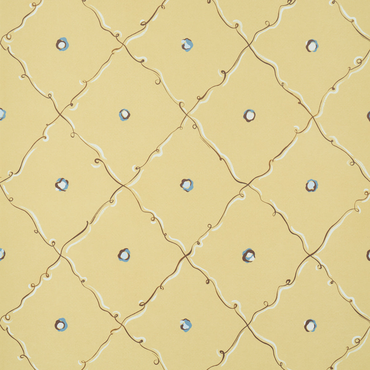 Purchase 5017373 | Colette, Light Yellow - Schumacher Wallpaper