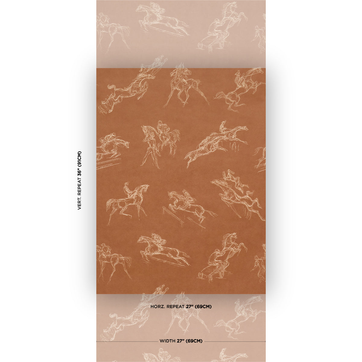 Purchase 5017390 | Tanbark, Earthy Brown - Schumacher Wallpaper