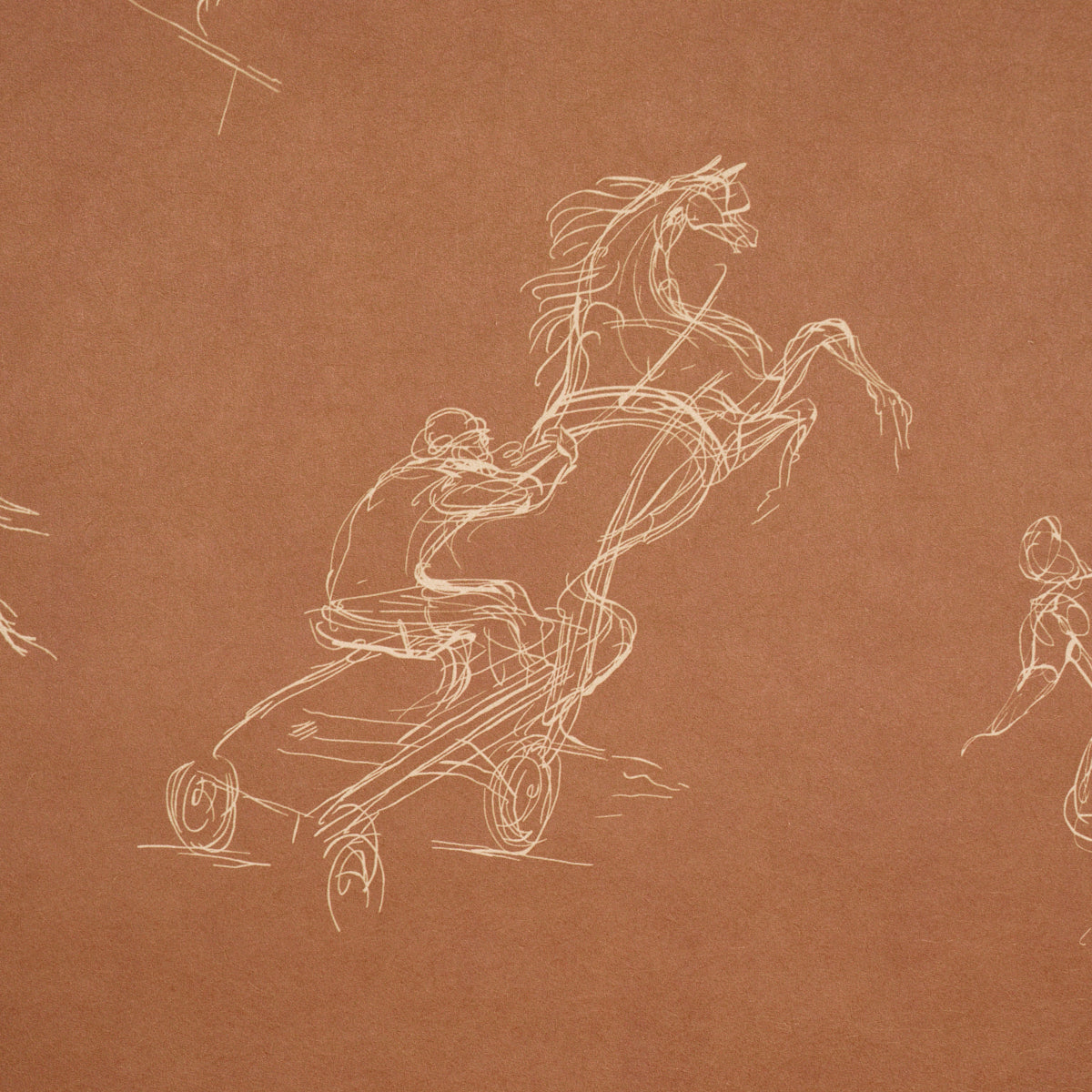 Purchase 5017390 | Tanbark, Earthy Brown - Schumacher Wallpaper