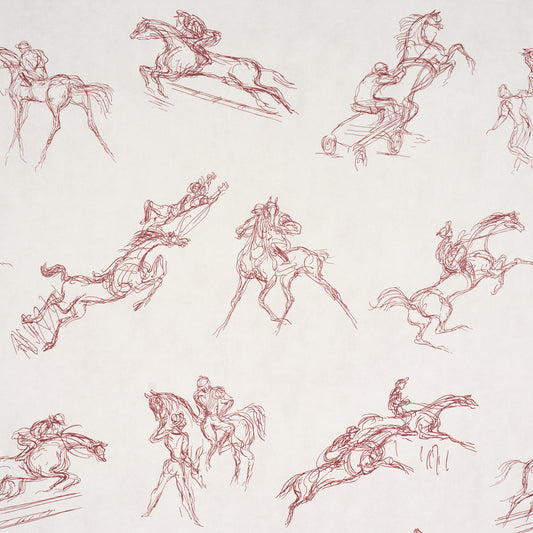 Purchase 5017391 | Tanbark, Dark Red - Schumacher Wallpaper