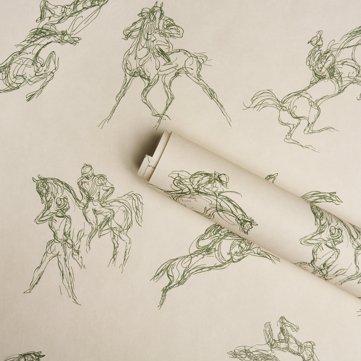 Purchase 5017392 | Tanbark, Olive - Schumacher Wallpaper