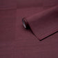Purchase 5017411 | Quinton Offset Rib Wallcovering, Oxblood - Schumacher Wallpaper