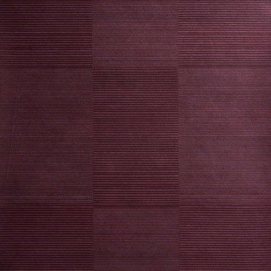 Purchase 5017411 | Quinton Offset Rib Wallcovering, Oxblood - Schumacher Wallpaper