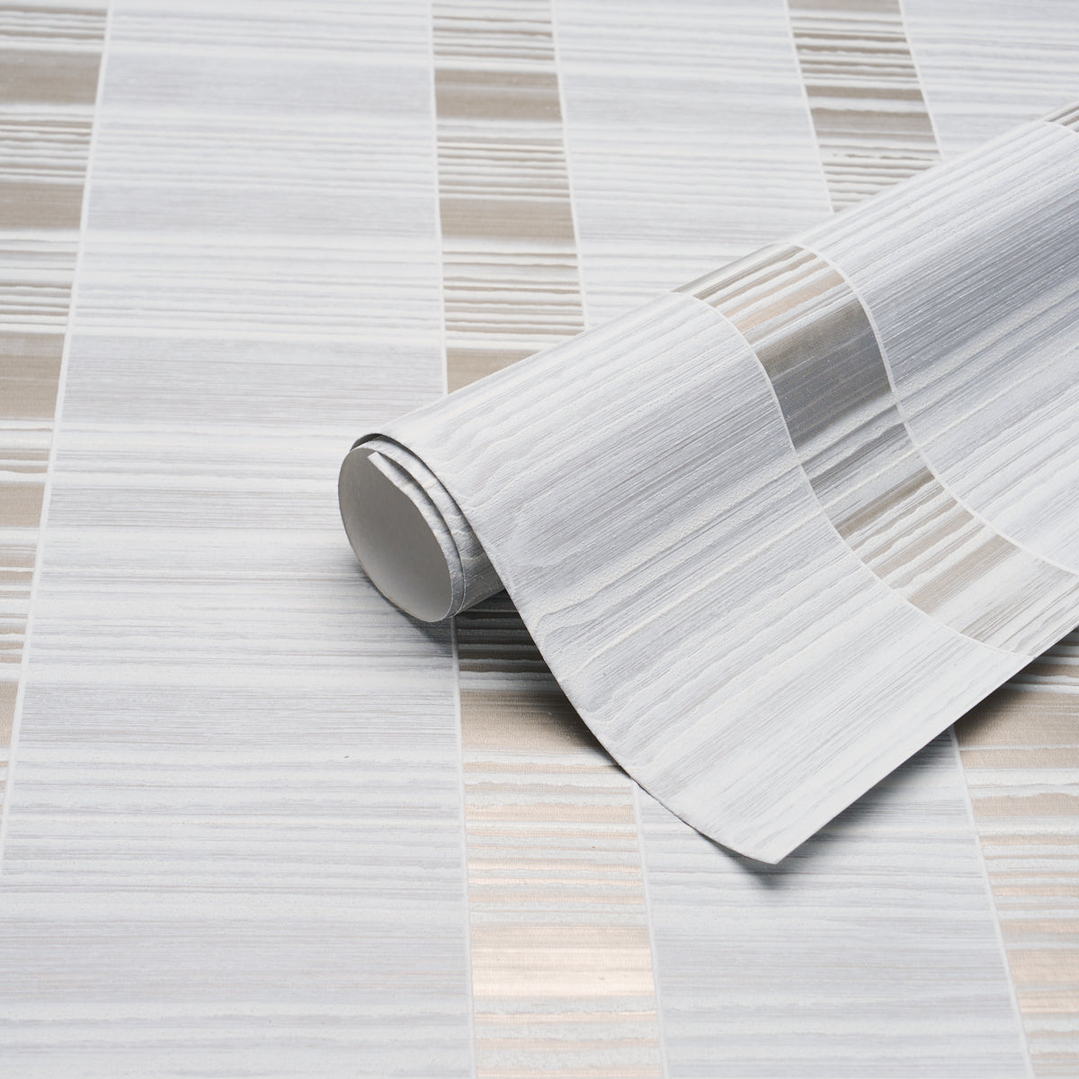 Purchase 5017440 | Orren Ridged Wallcovering, Pewter - Schumacher Wallpaper