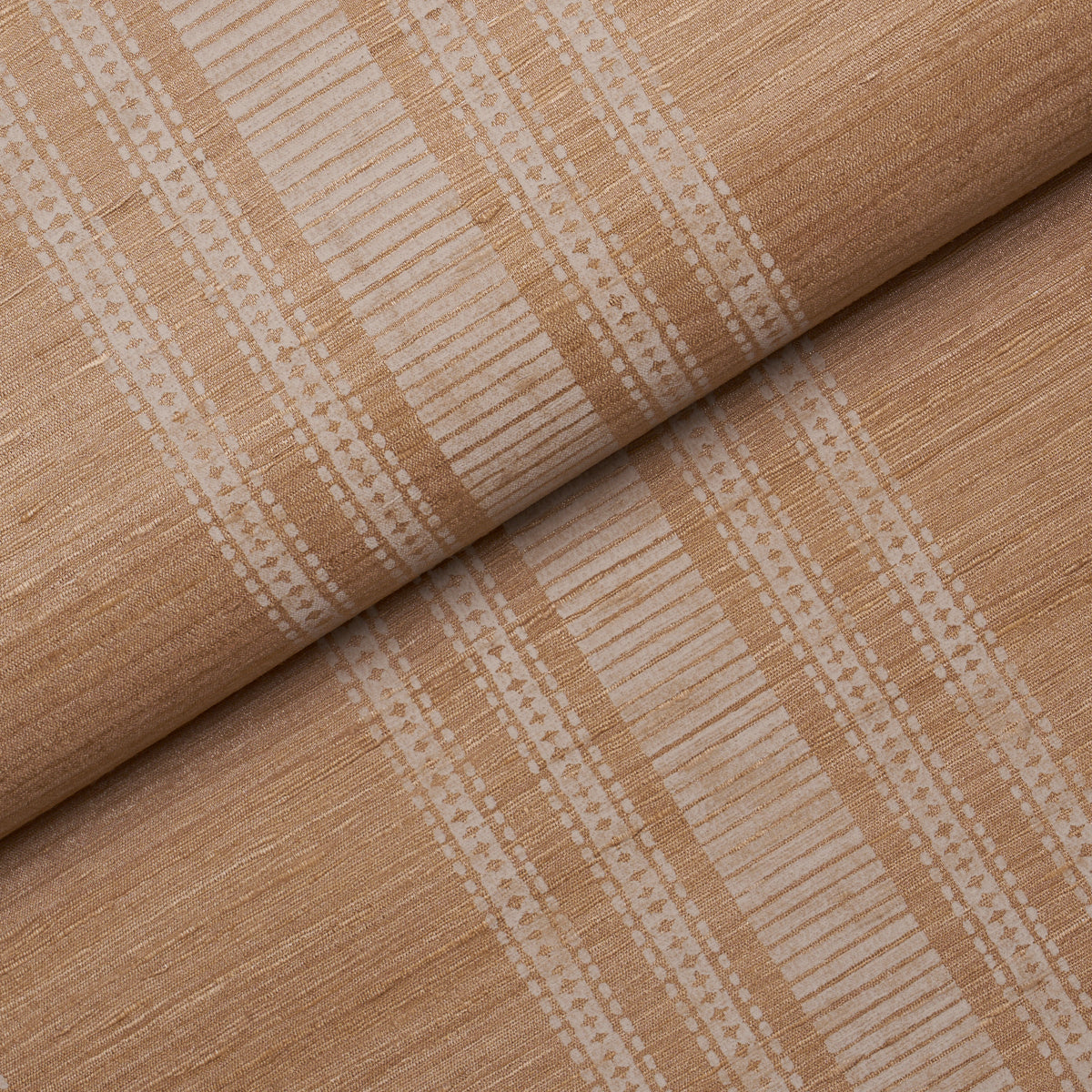 Purchase 5017450 | Cassia Silk Stripe Wallcovering, Neutral - Schumacher Wallpaper