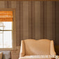Purchase 5017451 | Cassia Silk Stripe Wallcovering, Walnut - Schumacher Wallpaper