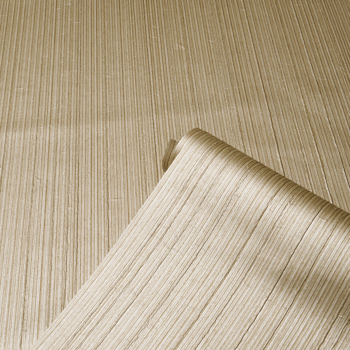 5017470 | Rimini Rib Vinyl, Gold - Schumacher Wallpaper