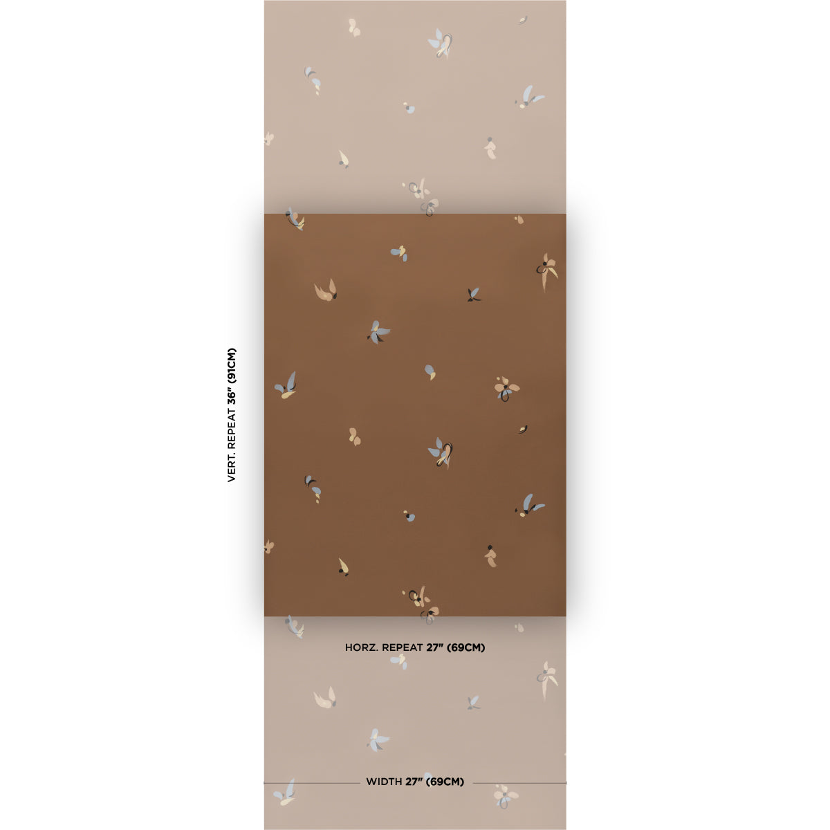 Purchase 5017510 | La Belle, Copper - Schumacher Wallpaper