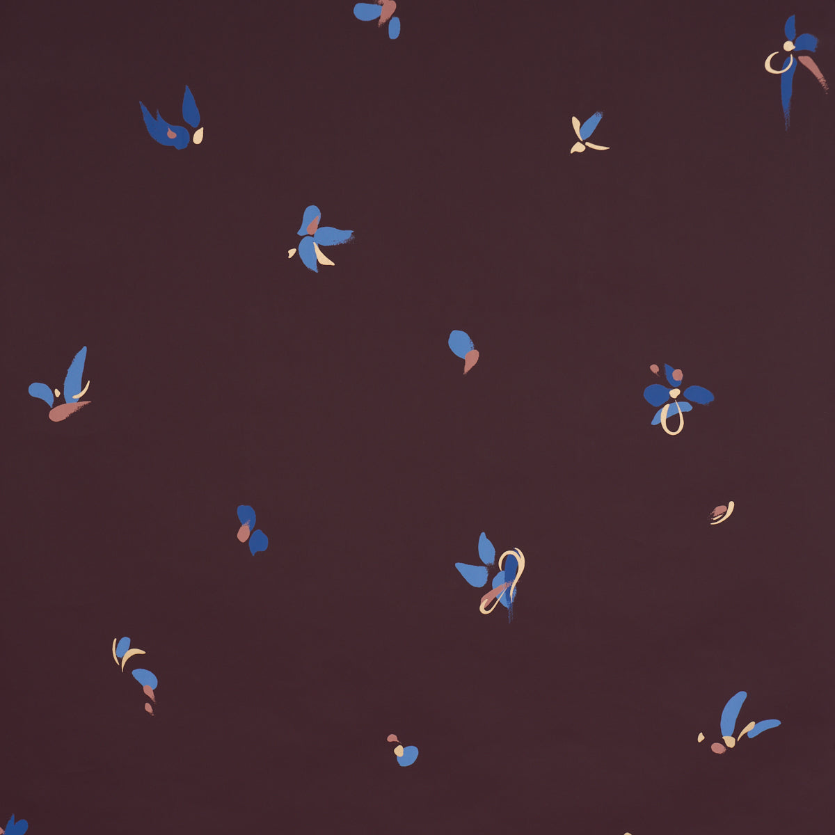 Purchase 5017512 | La Belle, Warm Purple - Schumacher Wallpaper