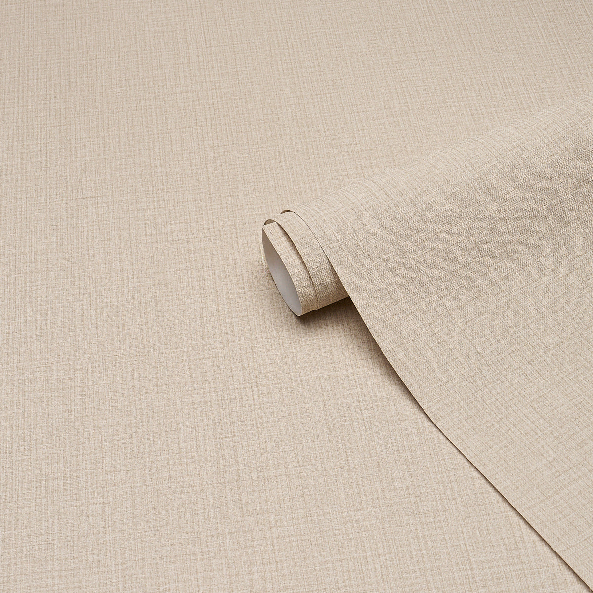 Purchase 5017521 | Campagne Linen Vinyl, Flax - Schumacher Wallpaper