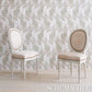 Purchase 5017530 | Lucia Wisteria, Sage - Schumacher Wallpaper