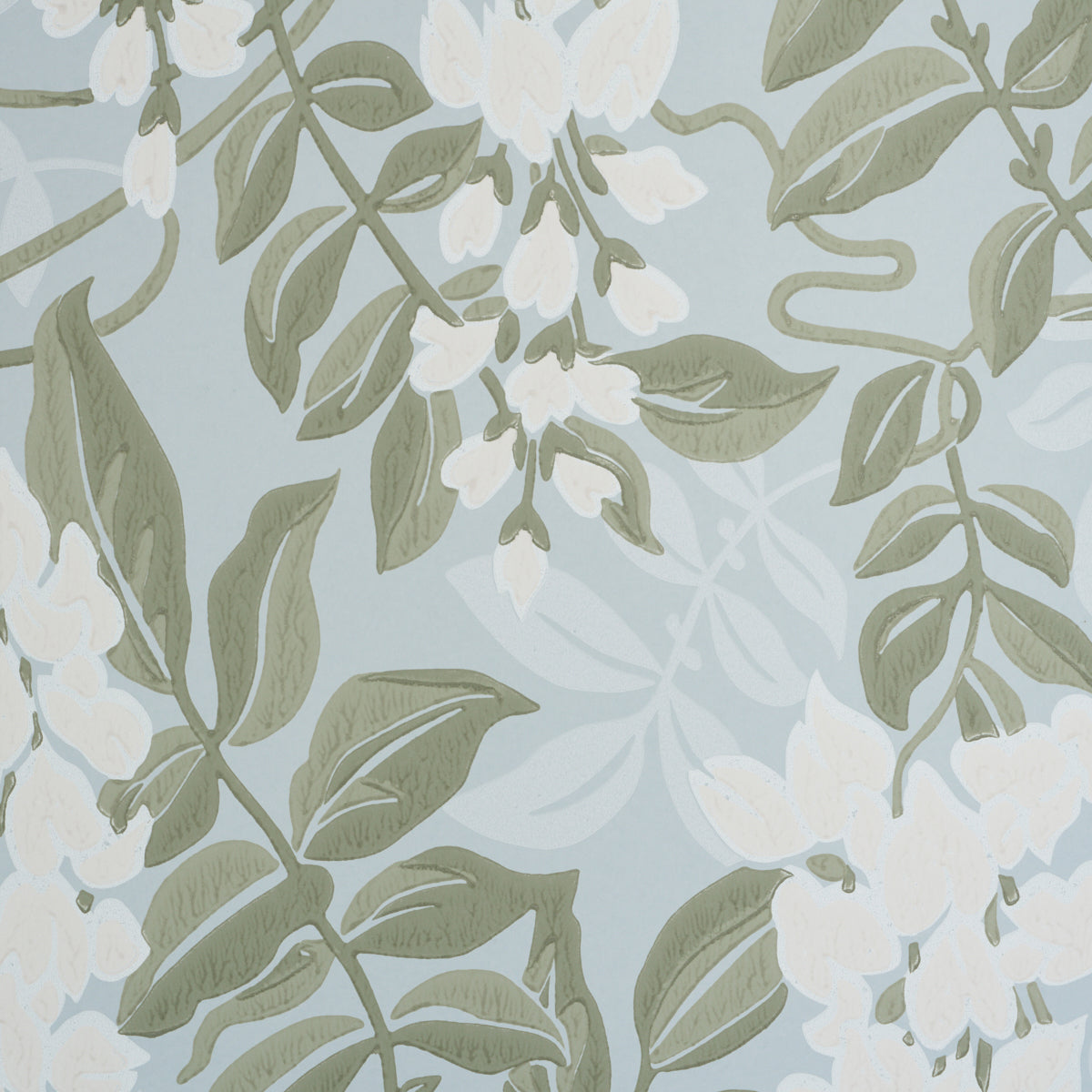 Purchase 5017531 | Lucia Wisteria, Sky - Schumacher Wallpaper