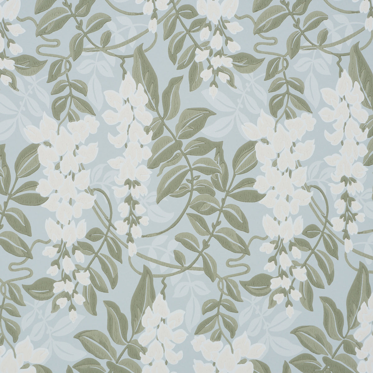 Purchase 5017531 | Lucia Wisteria, Sky - Schumacher Wallpaper
