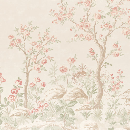 Purchase 5017550 | Charlotte'S Garden 2 Panel Set, Petal - Schumacher Wallpaper