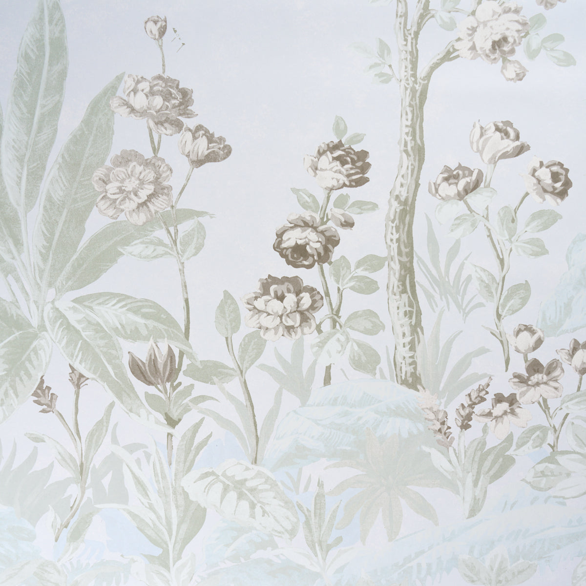 Purchase 5017552 | Charlotte'S Garden 2 Panel Set, Periwinkle - Schumacher Wallpaper