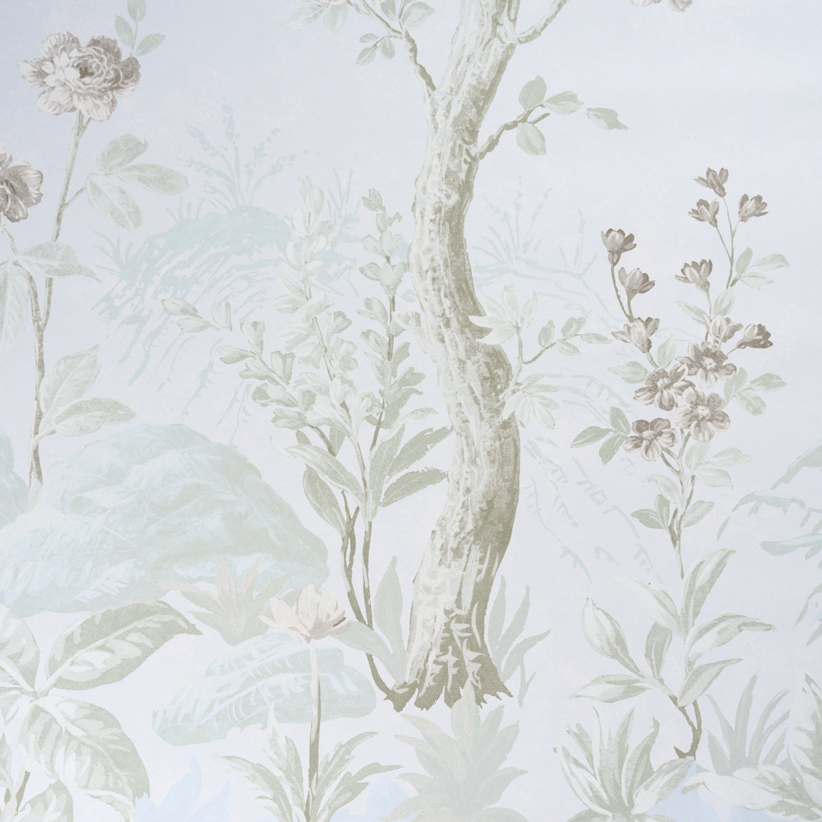 Purchase 5017552 | Charlotte'S Garden 2 Panel Set, Periwinkle - Schumacher Wallpaper