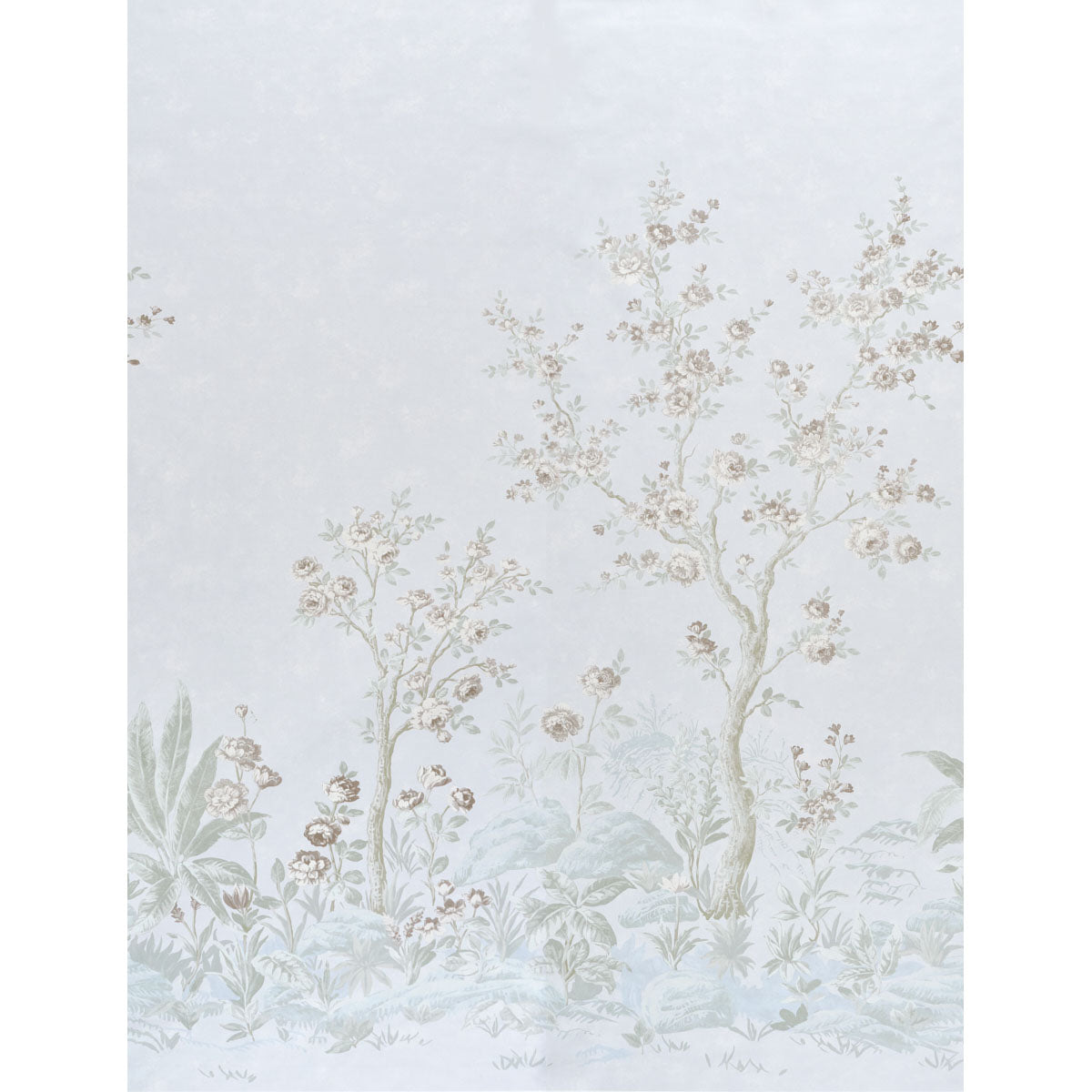 Purchase 5017552 | Charlotte'S Garden 2 Panel Set, Periwinkle - Schumacher Wallpaper