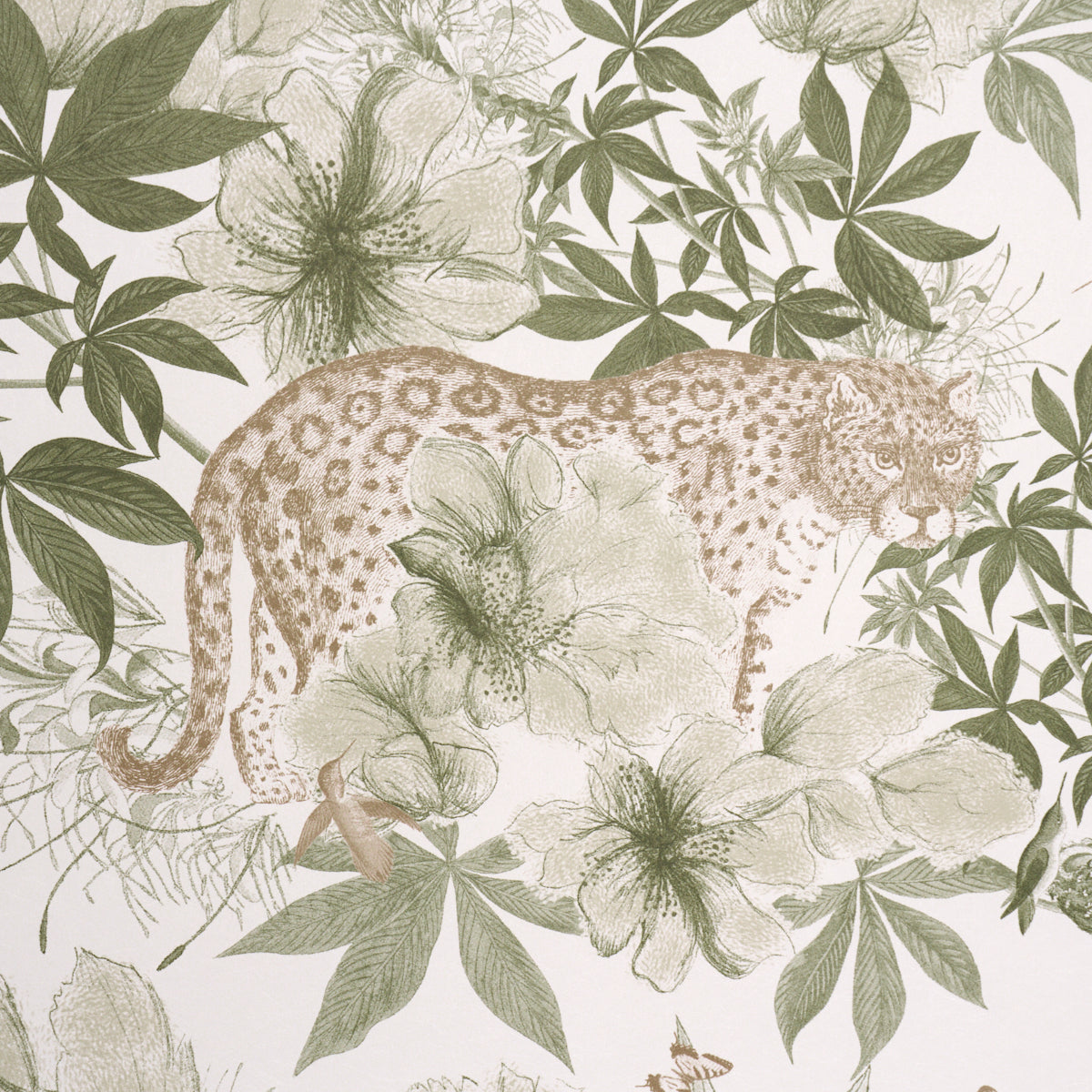 Purchase 5017570 | Nocturnum, Ivory & Olive - Schumacher Wallpaper
