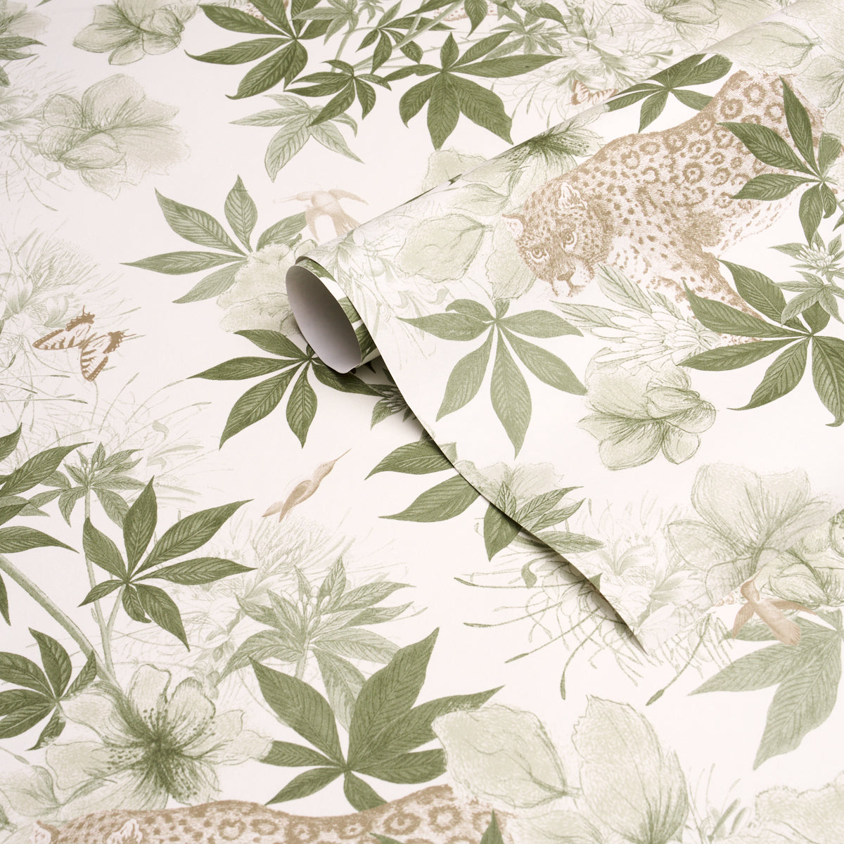 Purchase 5017570 | Nocturnum, Ivory & Olive - Schumacher Wallpaper