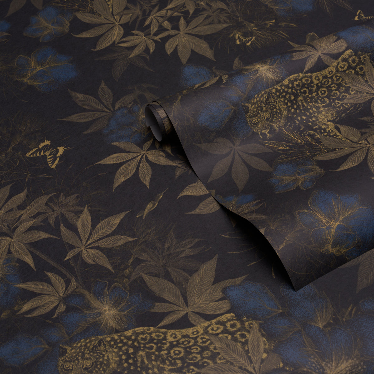 Purchase 5017571 | Nocturnum, Indigo & Ochre - Schumacher Wallpaper