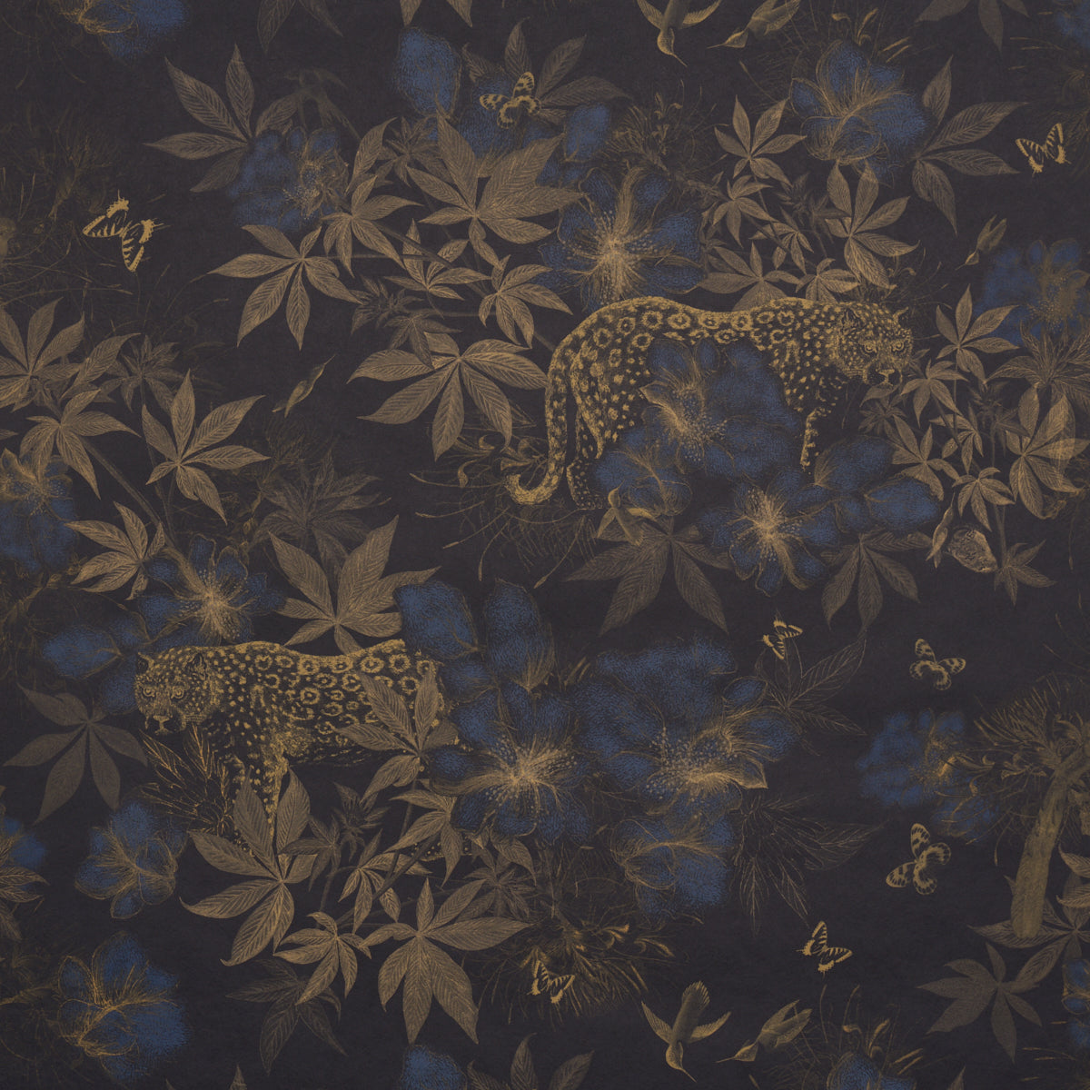 Purchase 5017571 | Nocturnum, Indigo & Ochre - Schumacher Wallpaper