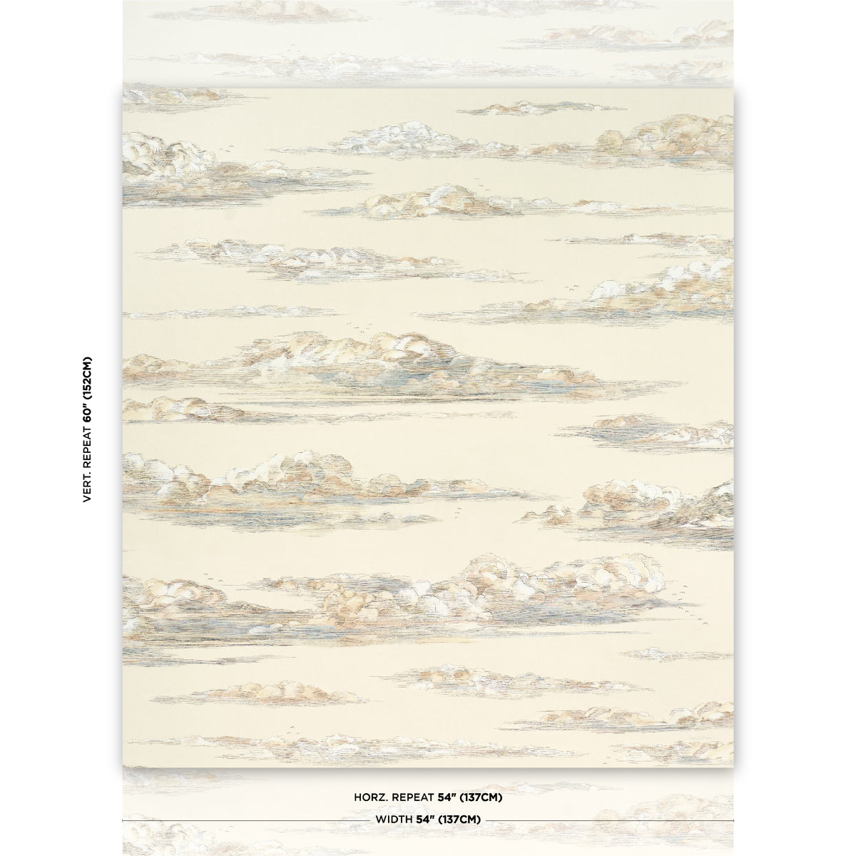 Purchase 5017580 | Mr. Darcy'S Clouds, Pemberley - Schumacher Wallpaper