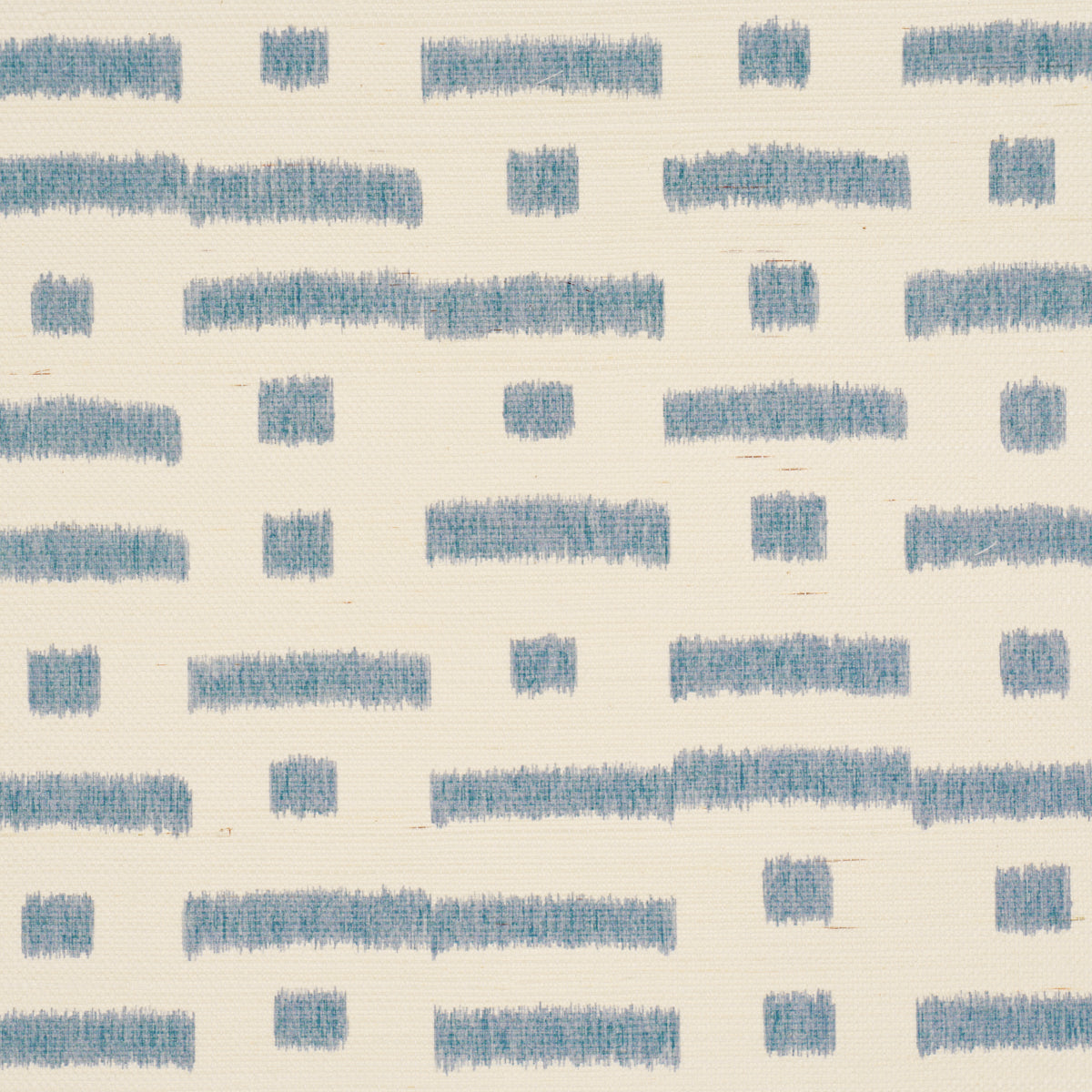 Purchase 5017590 | Abstract Ikat Sisal, Cadet - Schumacher Wallpaper