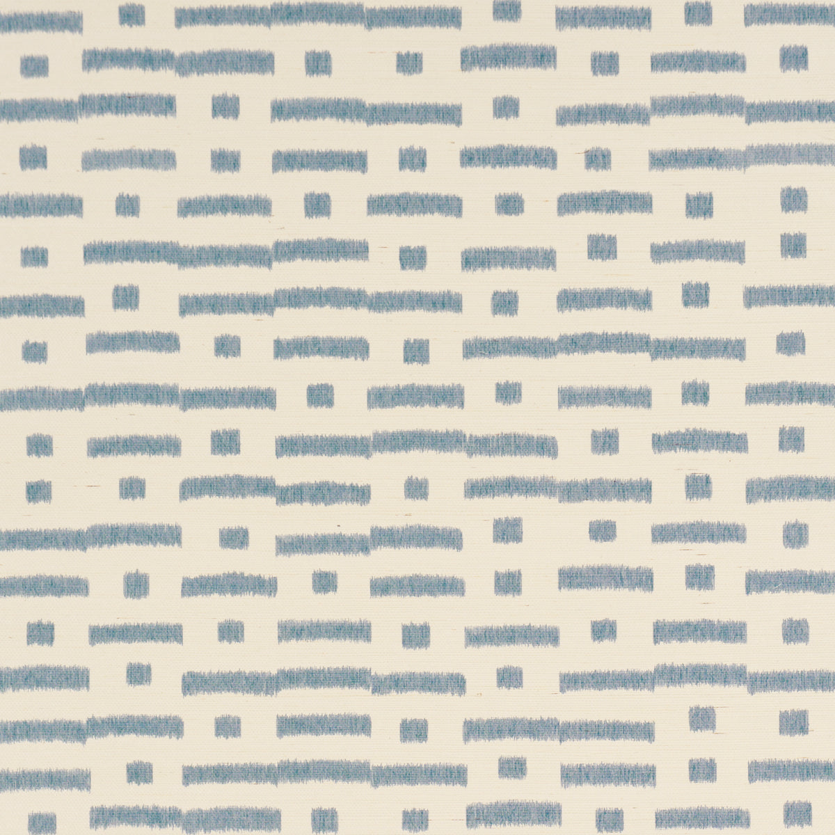 Purchase 5017590 | Abstract Ikat Sisal, Cadet - Schumacher Wallpaper