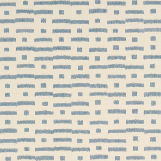 Purchase 5017590 | Abstract Ikat Sisal, Cadet - Schumacher Wallpaper