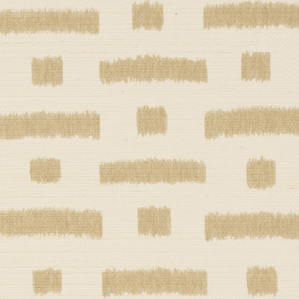 Purchase 5017591 | Abstract Ikat Sisal, Beige - Schumacher Wallpaper