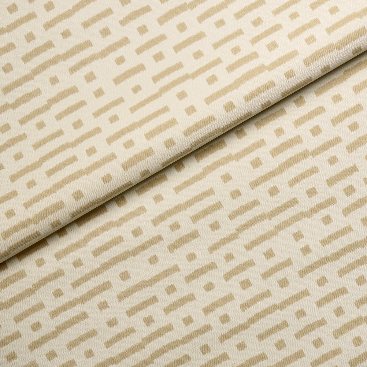 Purchase 5017591 | Abstract Ikat Sisal, Beige - Schumacher Wallpaper