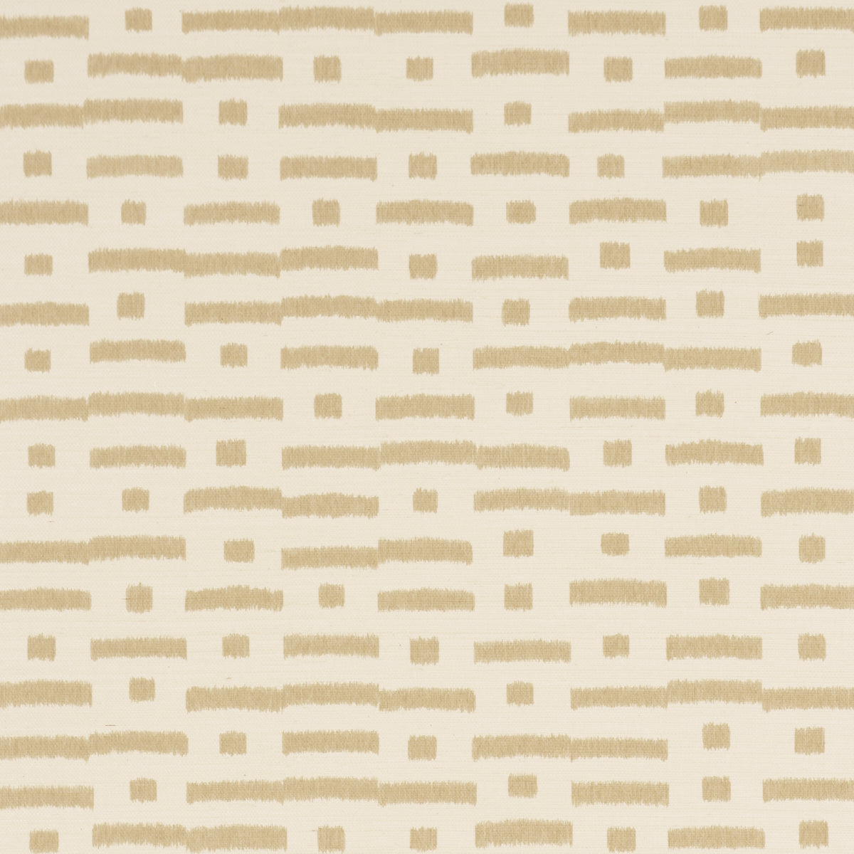 Purchase 5017591 | Abstract Ikat Sisal, Beige - Schumacher Wallpaper