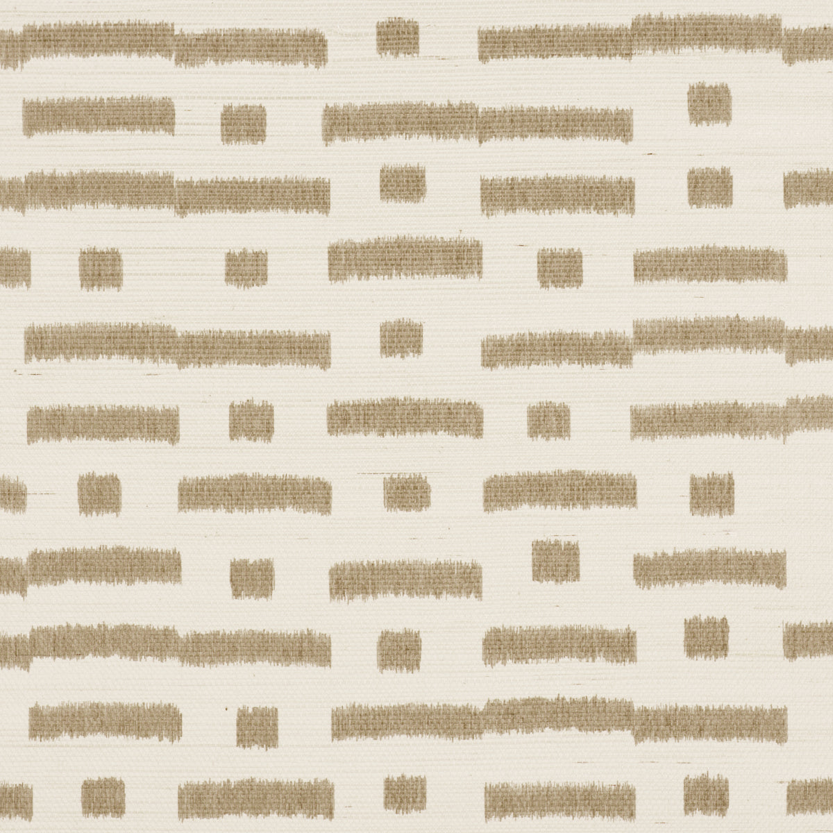 Purchase 5017592 | Abstract Ikat Sisal, Taupe - Schumacher Wallpaper