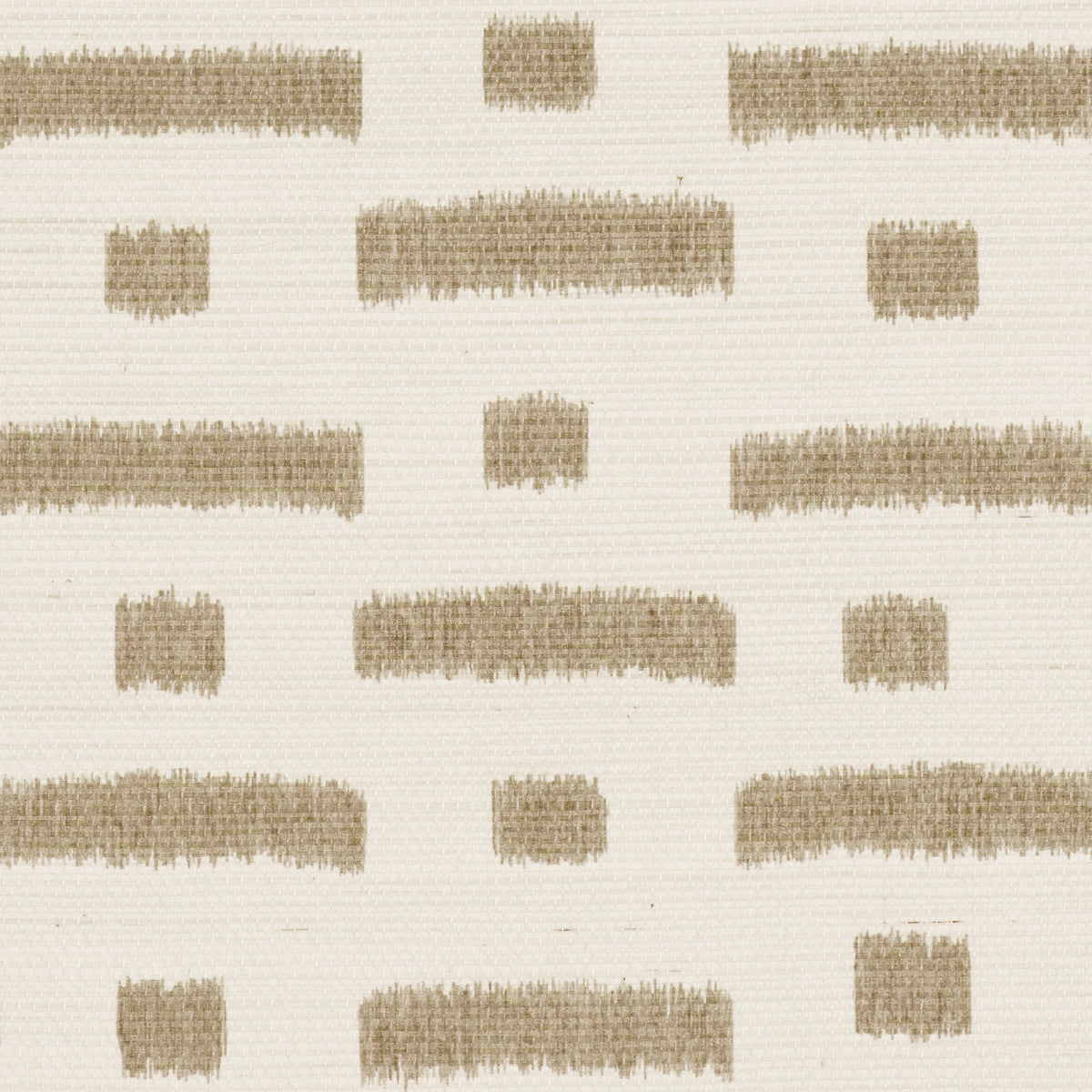 Purchase 5017592 | Abstract Ikat Sisal, Taupe - Schumacher Wallpaper