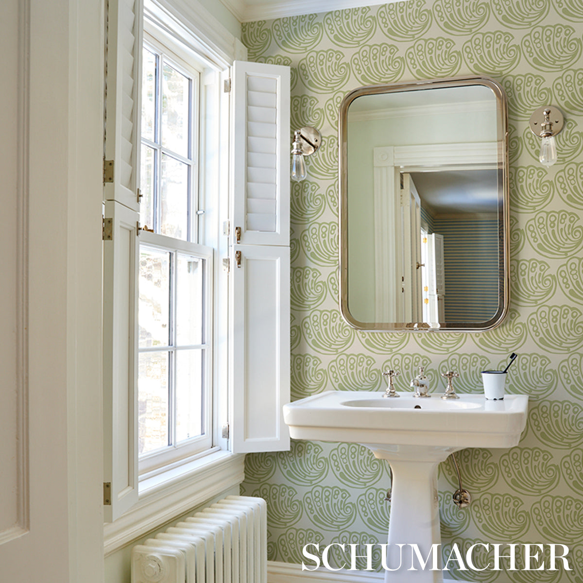 Purchase 5017611 | Ramsgate, Seaweed - Schumacher Wallpaper