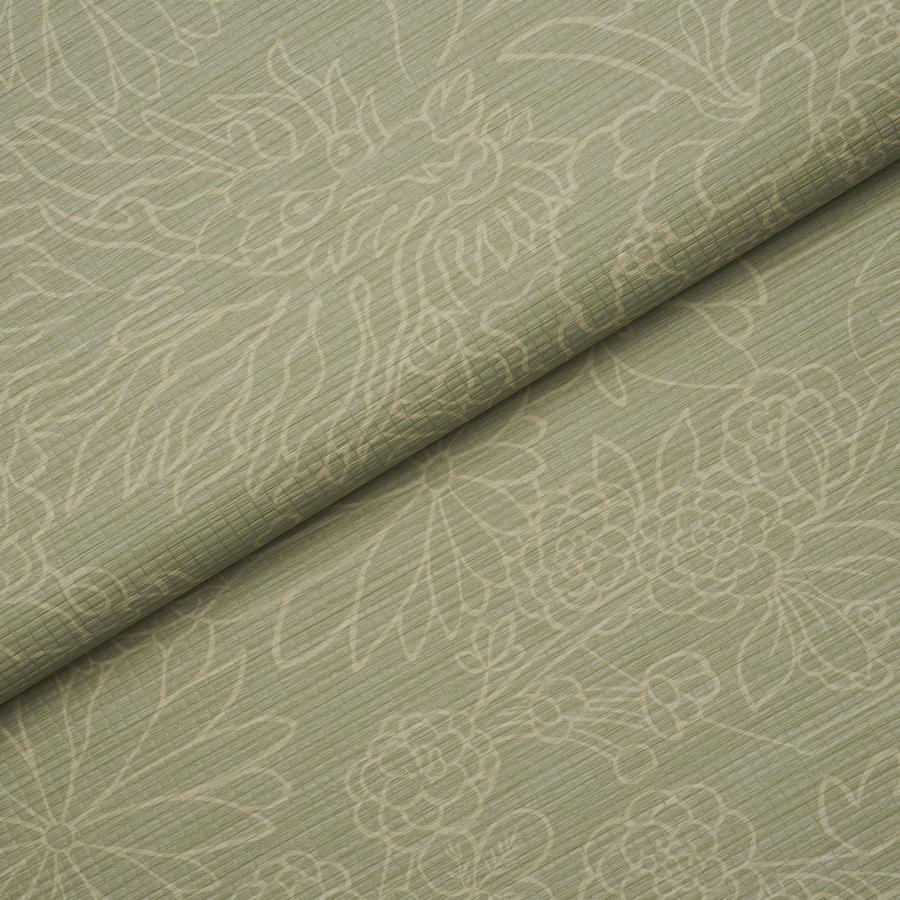 Purchase 5017621 | Chiang Mai Dragon Silhouette Raffia, Sage - Schumacher Wallpaper