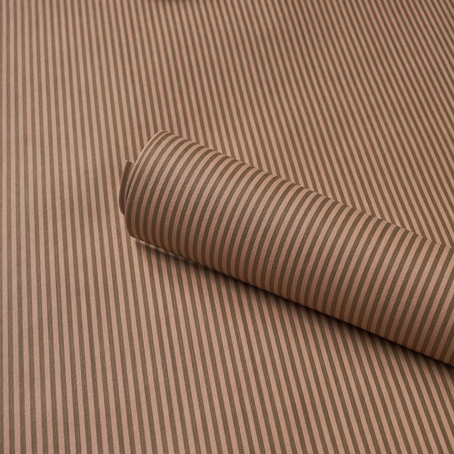 Purchase 5017634 | Edwin Stripe Narrow, Chestnut Rose - Schumacher Wallpaper