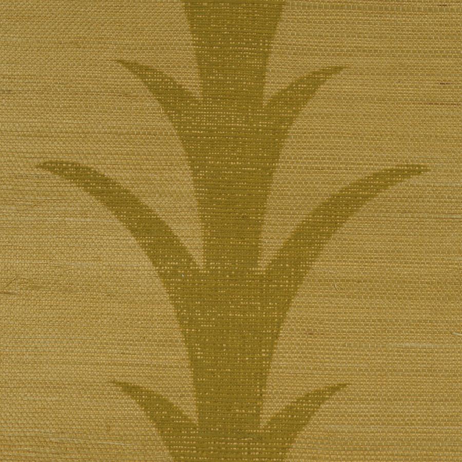 Purchase 5017650 | Acanthus Stripe Sisal, Celery - Schumacher Wallpaper