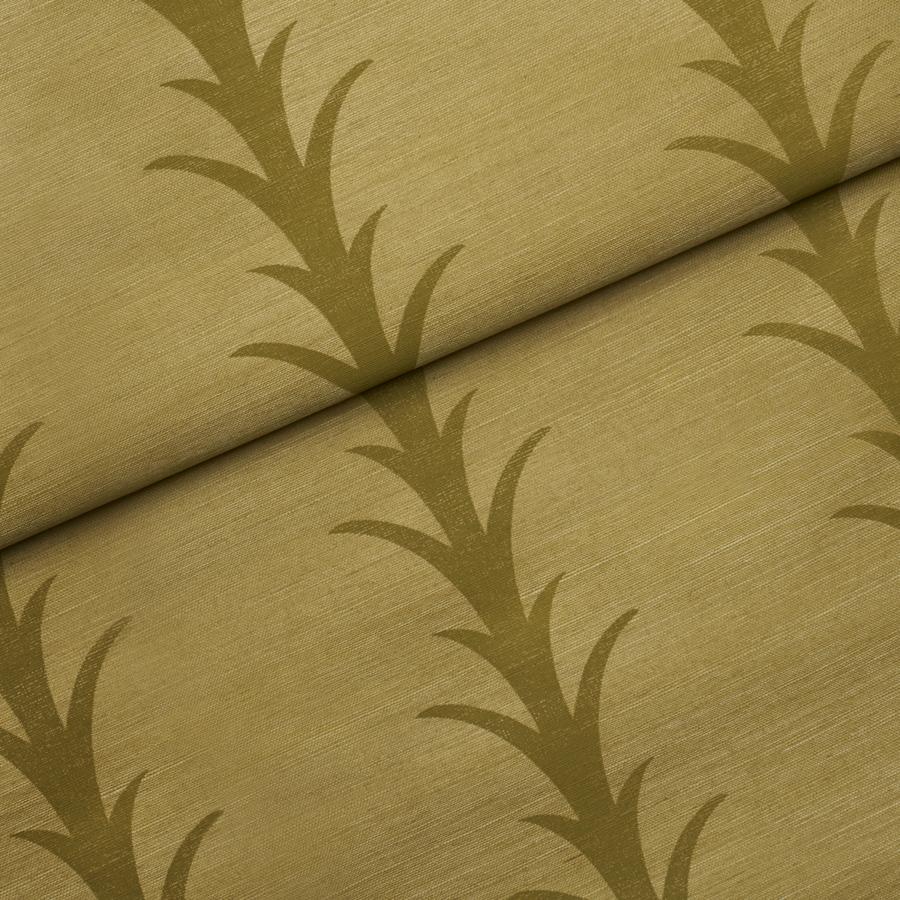 5017650 | Acanthus Stripe Sisal, Celery - Schumacher Wallpaper