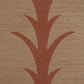 Purchase 5017651 | Acanthus Stripe Sisal, Mocha - Schumacher Wallpaper