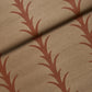 Purchase 5017651 | Acanthus Stripe Sisal, Mocha - Schumacher Wallpaper
