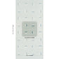 Purchase 5017700 | Ando Hand Blocked Sisal, Chambray - Schumacher Wallpaper