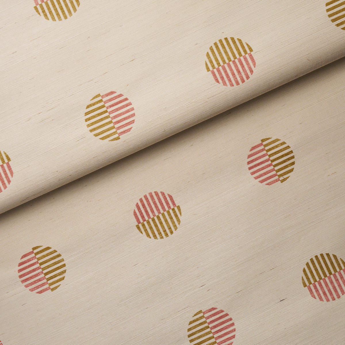 Purchase 5017701 | Ando Hand Blocked Sisal, Rust & Ochre - Schumacher Wallpaper