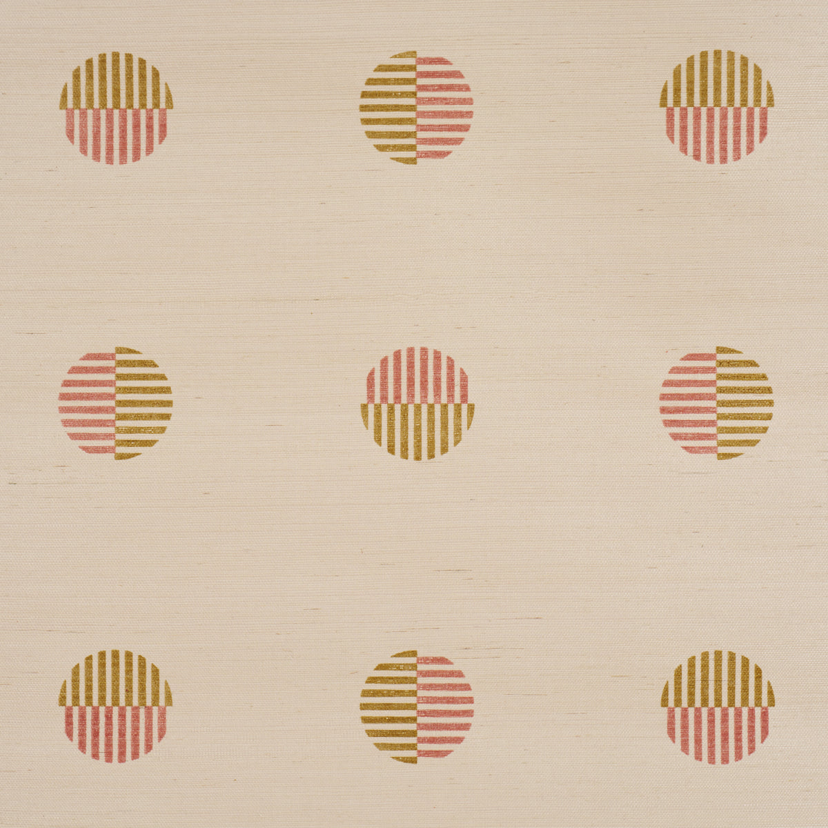 Purchase 5017701 | Ando Hand Blocked Sisal, Rust & Ochre - Schumacher Wallpaper