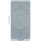 Purchase 5017711 | Feather Bloom Sisal, Cornflower - Schumacher Wallpaper