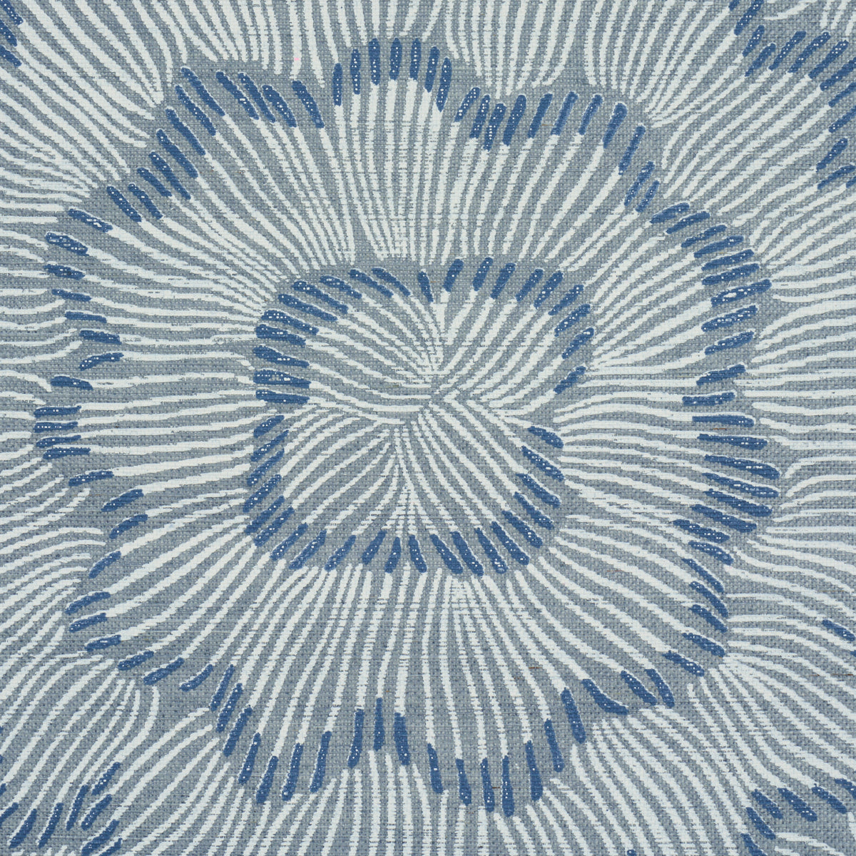 Purchase 5017711 | Feather Bloom Sisal, Cornflower - Schumacher Wallpaper