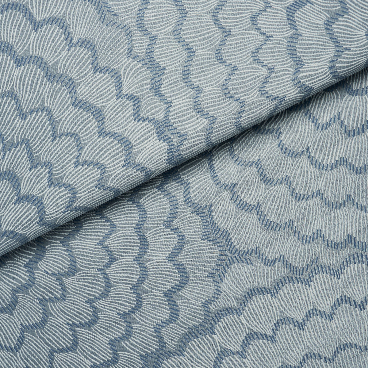 Purchase 5017711 | Feather Bloom Sisal, Cornflower - Schumacher Wallpaper